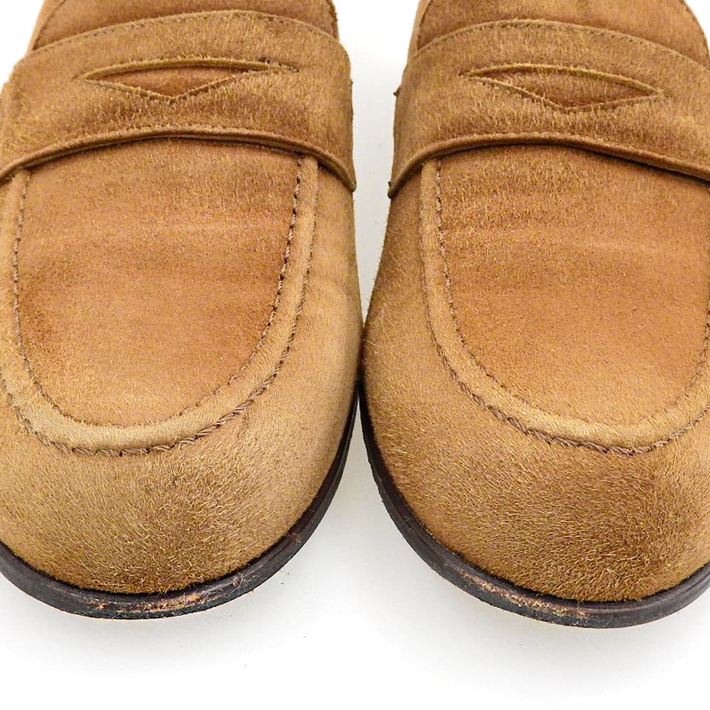 TOMORROWLAND Casanova Goat Suede Loafers Brown Size 6