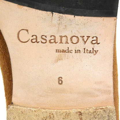 TOMORROWLAND Casanova Goat Suede Loafers Brown Size 6