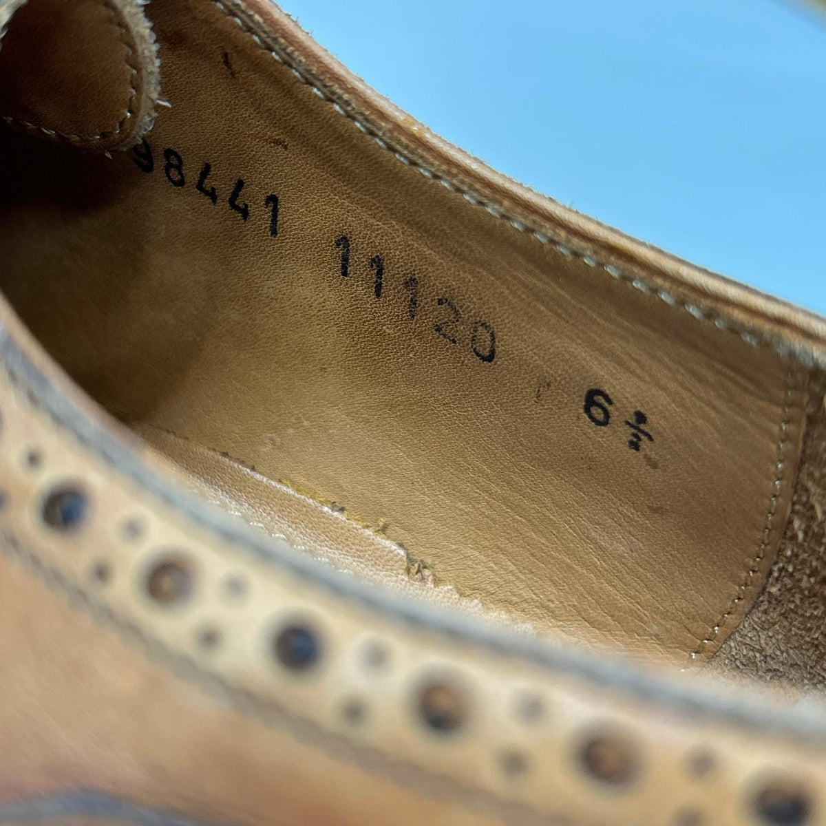 JALAN SRIWIJAYA Adelaide Semi-Brogue Sneakers Brown Size 6
