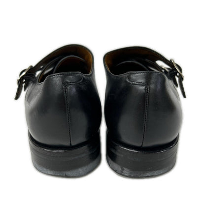 JALAN SRIWIJAYA Calf Double Monk Strap Sneakers Black Size 6