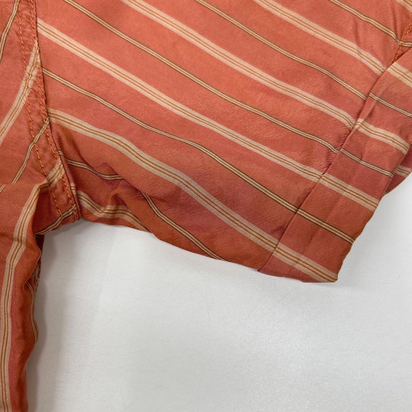 Maison Margiela 23SS Cotton Open Collar Shirt Orange Size 40