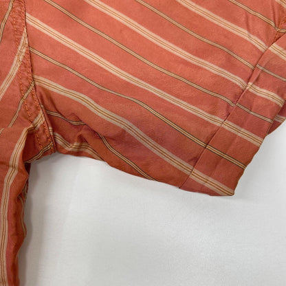 Maison Margiela 23SS Cotton Open Collar Shirt Orange Size 40