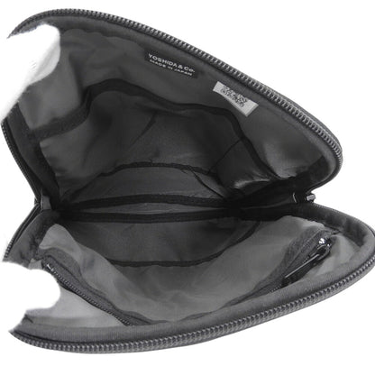 PORTER Amaze Leather Shoulder Bag Black