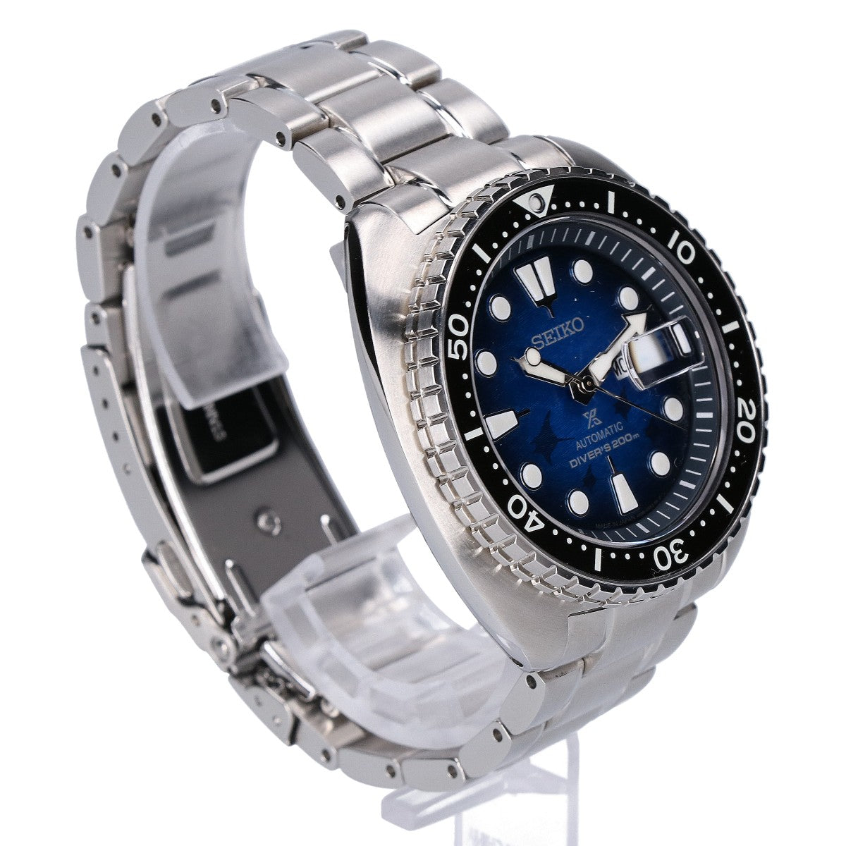 SEIKO PROSPEX Save the Ocean Diver Automatic Watch Silver