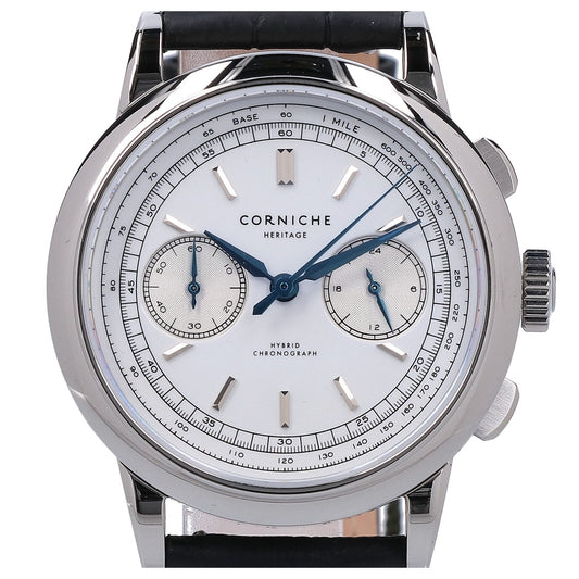 CORNICHE Silver Heritage Chronograph Quartz Watch