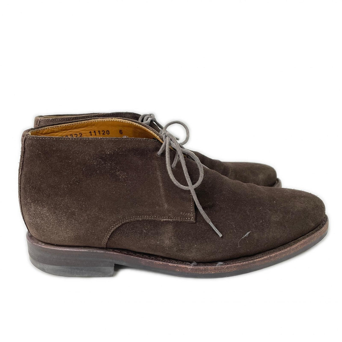 JALAN SRIWIJAYA Suede Chukka Boots Dark Brown Size 6