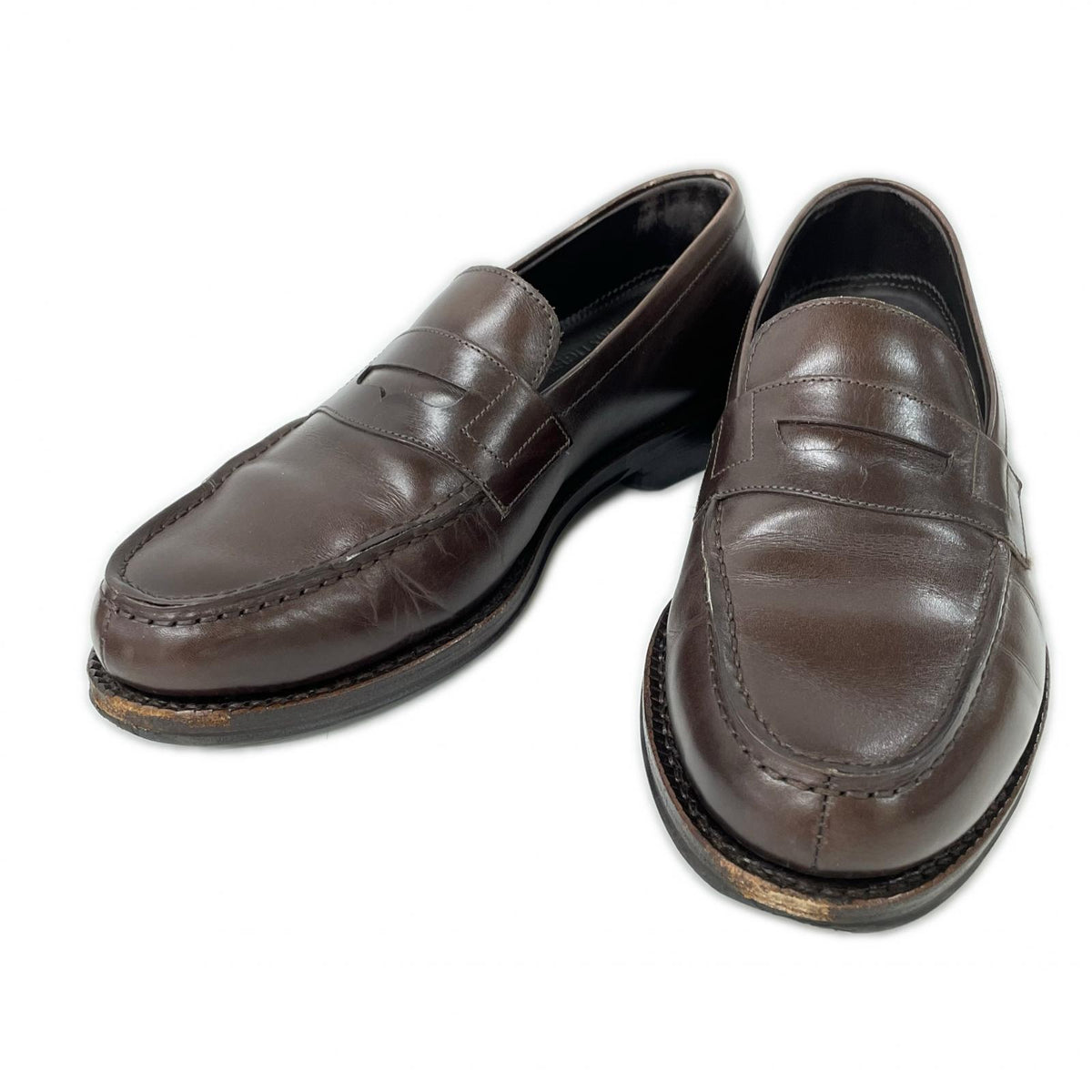 JALAN SRIWIJAYA BEAMS LIGHTS Exclusive Dark Brown Loafers Size 6 1/2