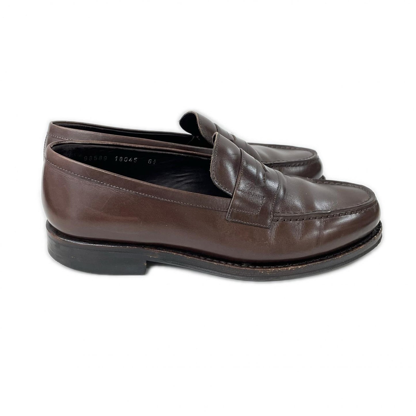 JALAN SRIWIJAYA BEAMS LIGHTS Exclusive Dark Brown Loafers Size 6 1/2