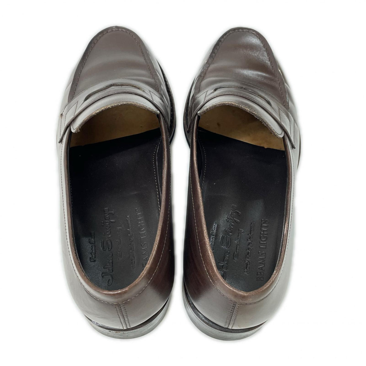 JALAN SRIWIJAYA BEAMS LIGHTS Exclusive Dark Brown Loafers Size 6 1/2