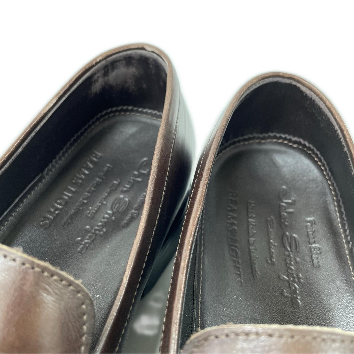 JALAN SRIWIJAYA BEAMS LIGHTS Exclusive Dark Brown Loafers Size 6 1/2
