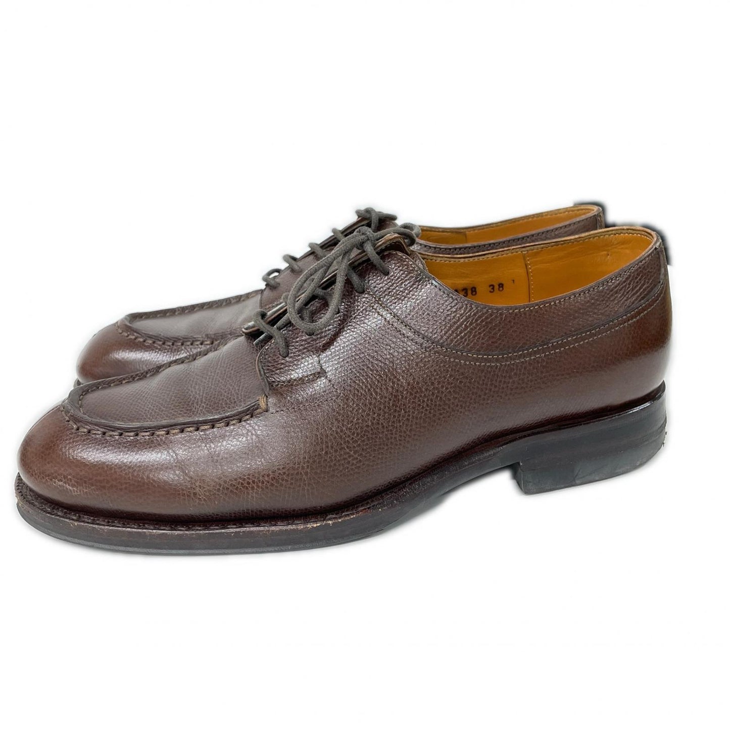 JALAN SRIWIJAYA U-Tip Derby Sneakers Dark Brown Size EU 38