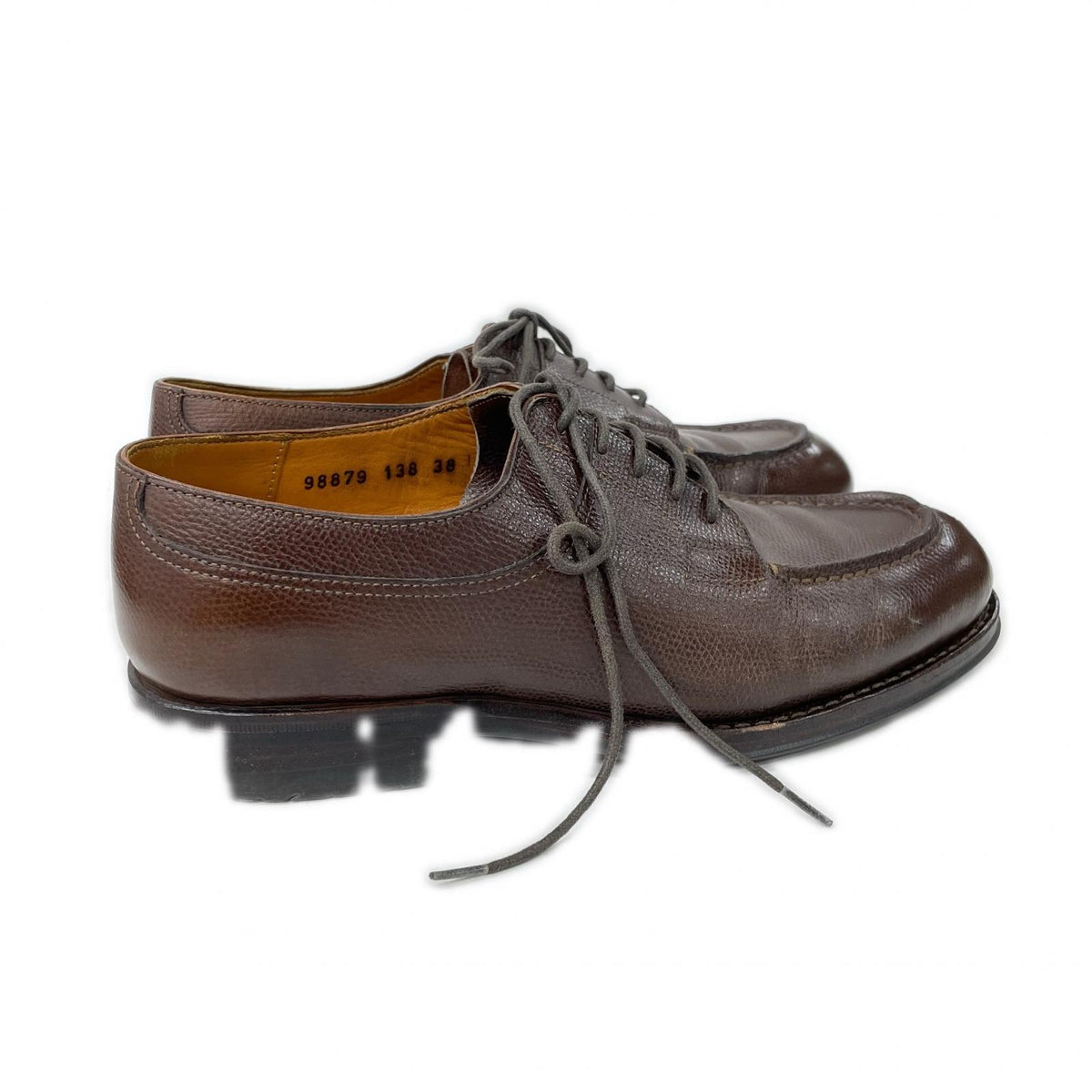 JALAN SRIWIJAYA U-Tip Derby Sneakers Dark Brown Size EU 38