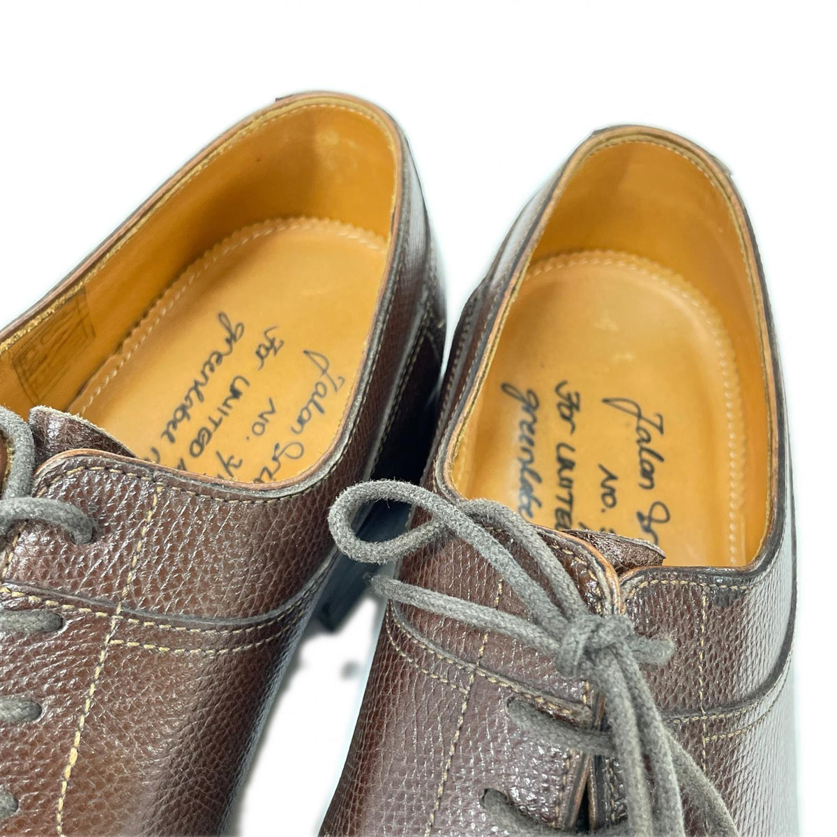 JALAN SRIWIJAYA U-Tip Derby Sneakers Dark Brown Size EU 38