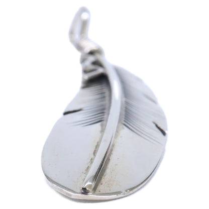 Joe Mace Sterling Eagle Feather Pendant Silver Size ONE SIZE