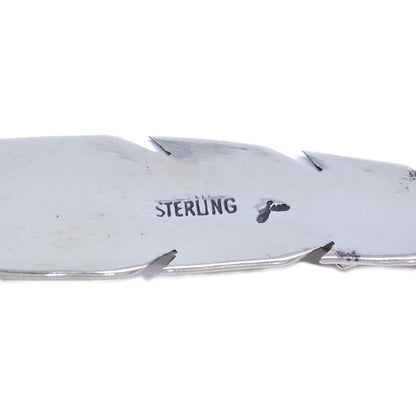 Joe Mace Sterling Eagle Feather Pendant Silver Size ONE SIZE