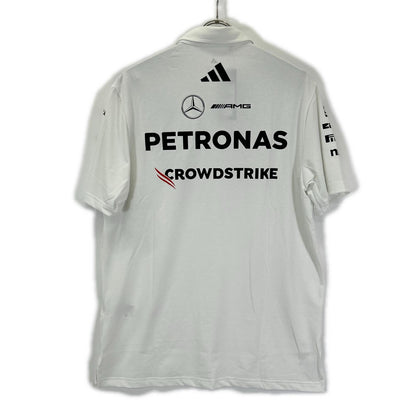 Adidas Mercedes-AMG PETRONAS F1 Team Polo Shirt White Size M