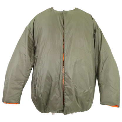 PRADA RE-NYLON SGC355 Bomber Khaki/Orange Size M