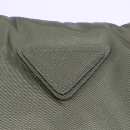 PRADA RE-NYLON SGC355 Bomber Khaki/Orange Size M