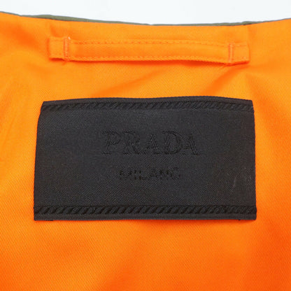 PRADA RE-NYLON SGC355 Bomber Khaki/Orange Size M