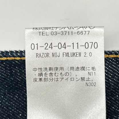DENHAM RAZOR MIJ Indigo Denim Jeans Size 28
