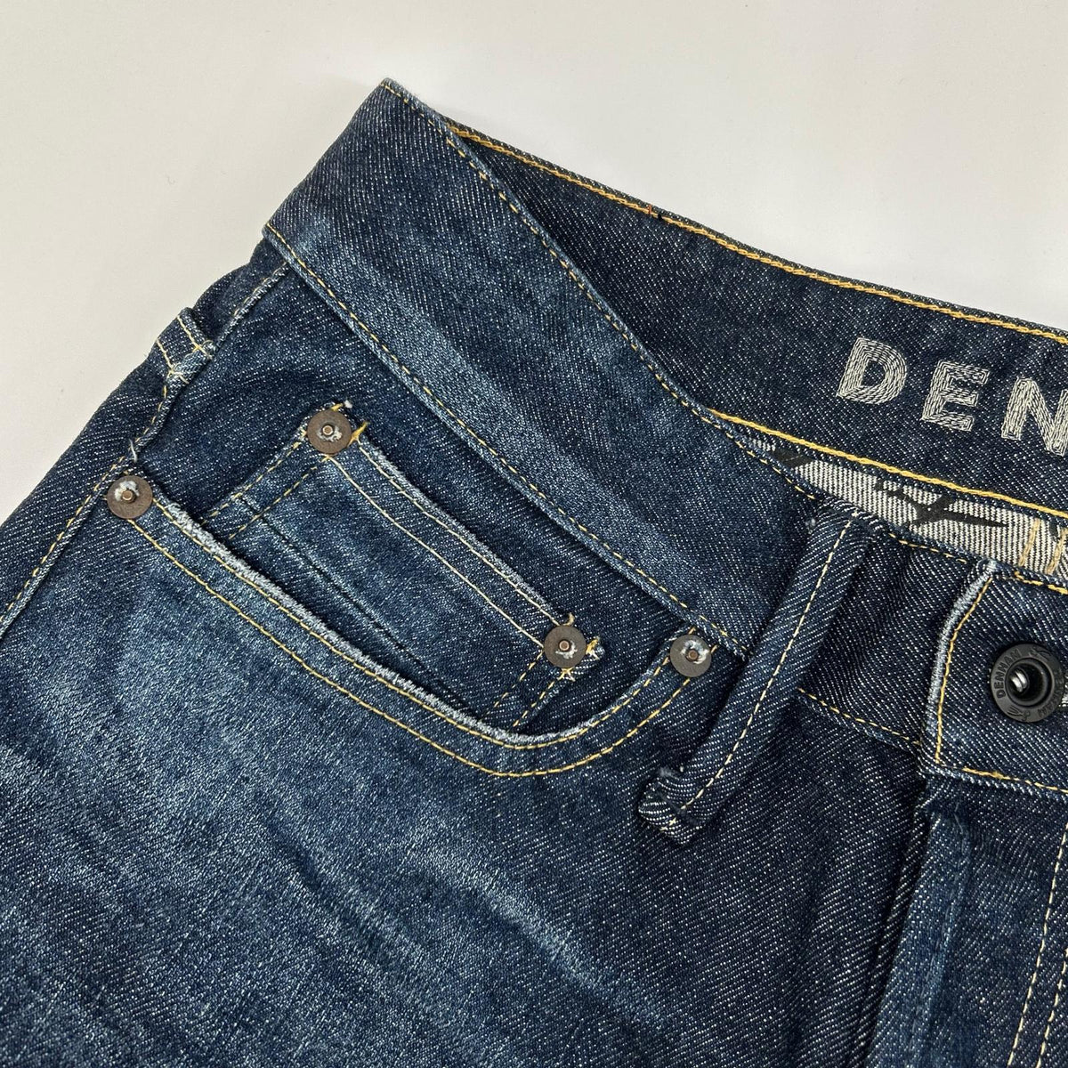 DENHAM RAZOR MIJ Indigo Denim Jeans Size 28