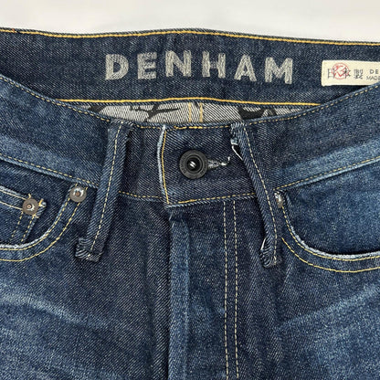 DENHAM RAZOR MIJ Indigo Denim Jeans Size 28