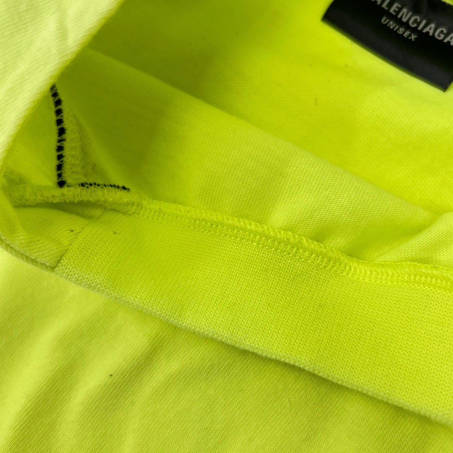 BALENCIAGA 23 PARIS SOCCER T-Shirt Yellow Size L