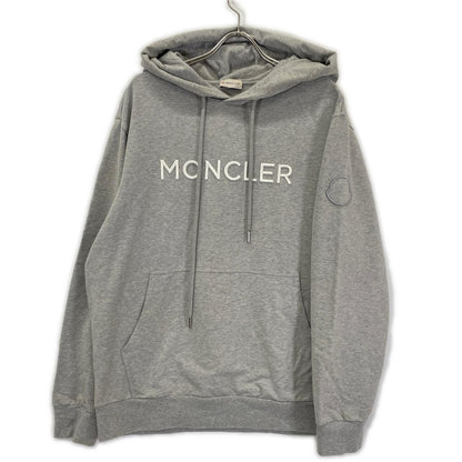 MONCLER 2022 Gray Cotton Felpa Hoodie Size XXL