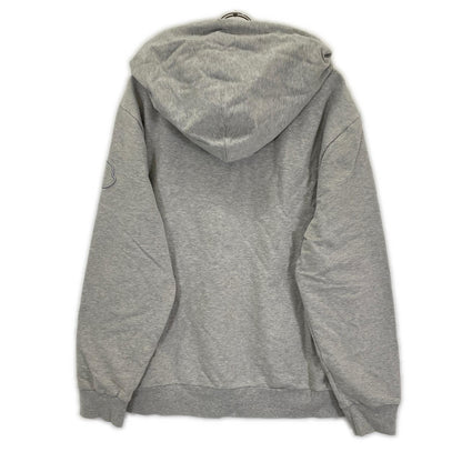 MONCLER 2022 Gray Cotton Felpa Hoodie Size XXL