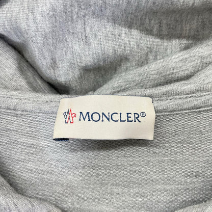MONCLER 2022 Gray Cotton Felpa Hoodie Size XXL
