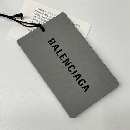 BALENCIAGA '21 Purple Distressed T-Shirt Size L