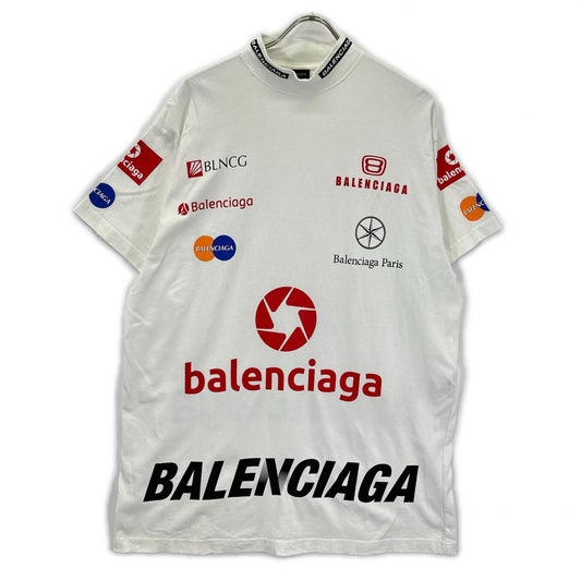 BALENCIAGA 23SS Top League Cotton T-Shirt White Size L