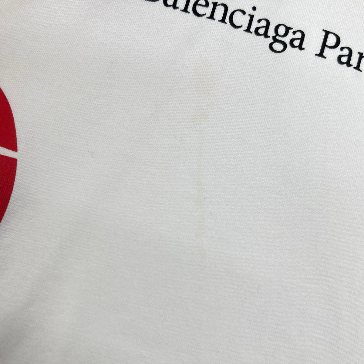 BALENCIAGA 23SS Top League Cotton T-Shirt White Size L