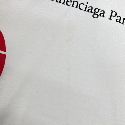 BALENCIAGA 23SS Top League Cotton T-Shirt White Size L