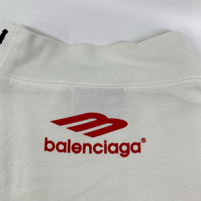 BALENCIAGA 23SS Top League Cotton T-Shirt White Size L