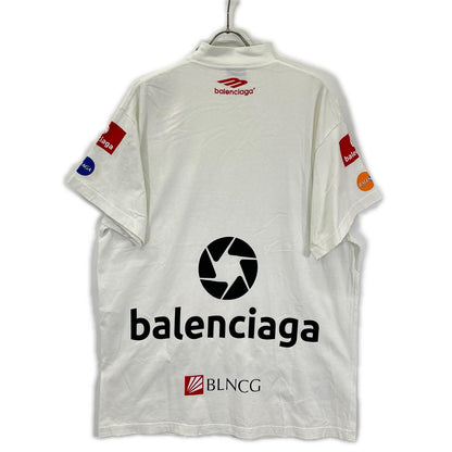 BALENCIAGA 23SS Top League Cotton T-Shirt White Size L