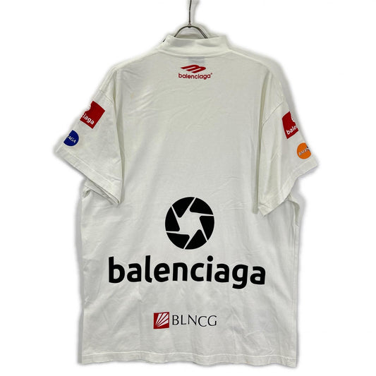 BALENCIAGA 23SS Top League Cotton T-Shirt White Size L