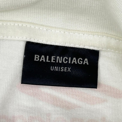 BALENCIAGA 23SS Top League Cotton T-Shirt White Size L