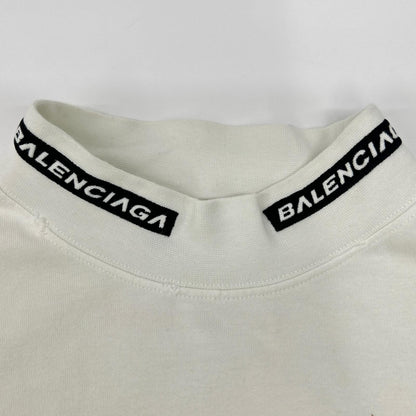BALENCIAGA 23SS Top League Cotton T-Shirt White Size L
