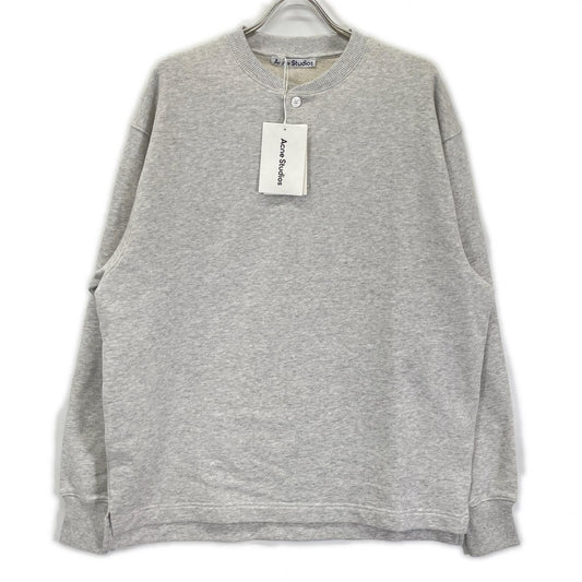 ACNE STUDIOS FN-MN-SWEA000404 Fleece Sweatshirt Gray Size XS