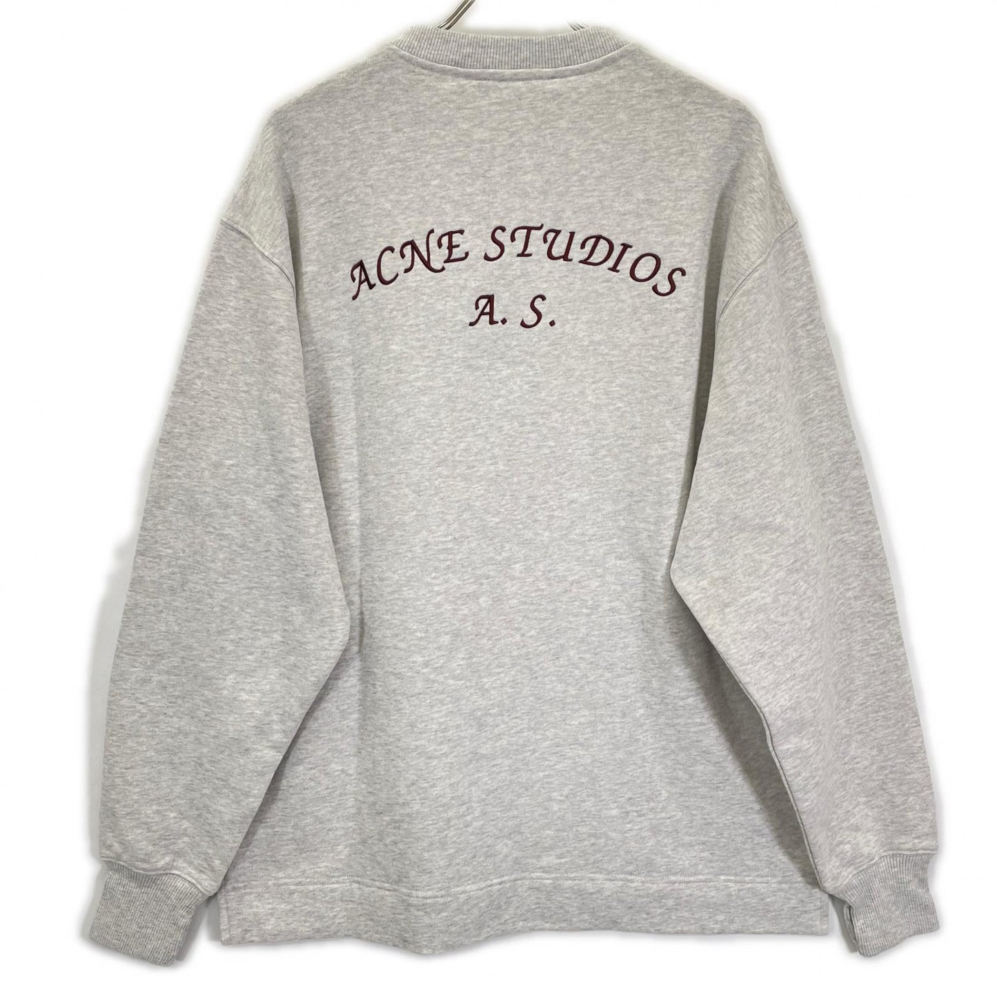 ACNE STUDIOS FN-MN-SWEA000404 Fleece Sweatshirt Gray Size XS