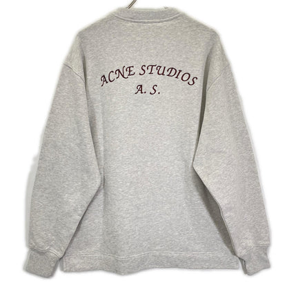 ACNE STUDIOS FN-MN-SWEA000404 Fleece Sweatshirt Gray Size XS