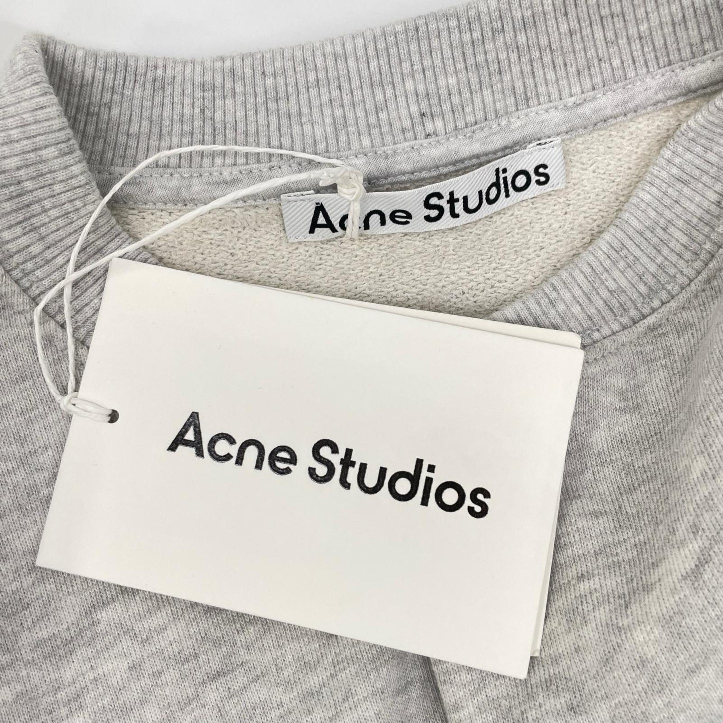 ACNE STUDIOS FN-MN-SWEA000404 Fleece Sweatshirt Gray Size XS