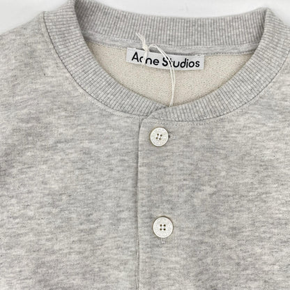 ACNE STUDIOS FN-MN-SWEA000404 Fleece Sweatshirt Gray Size XS