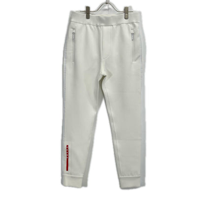PRADA SPORT '20 SJP292 White Technical Joggers Size S