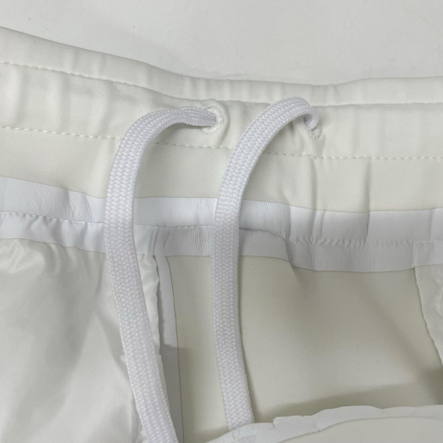 PRADA SPORT '20 SJP292 White Technical Joggers Size S