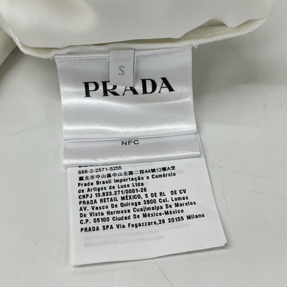 PRADA SPORT '20 SJP292 White Technical Joggers Size S