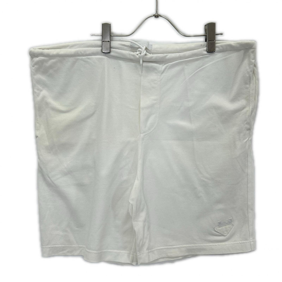 PRADA 23SS UJP220 Cotton Shorts White Size S