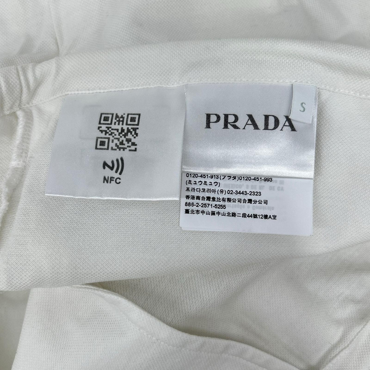 PRADA 23SS UJP220 Cotton Shorts White Size S