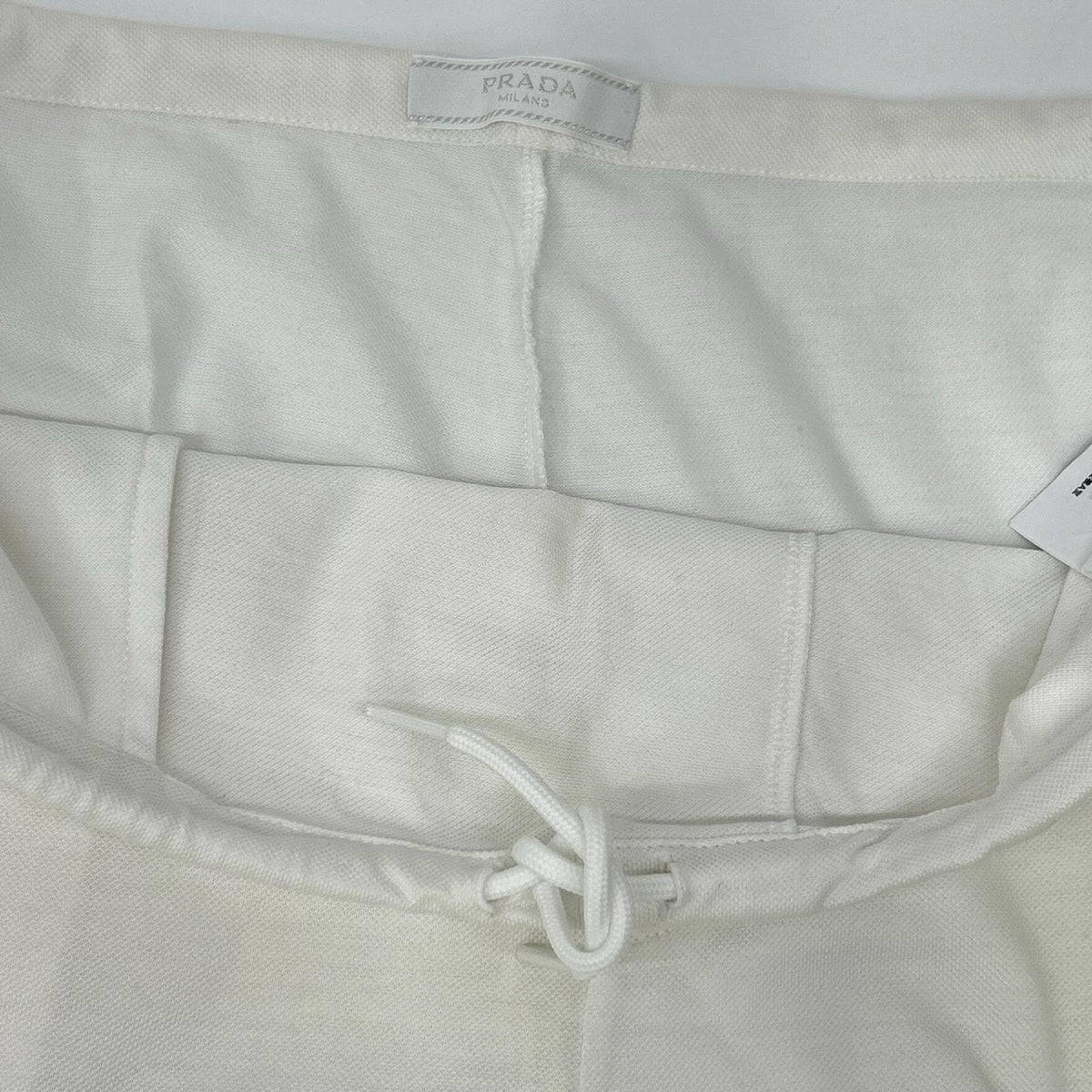PRADA 23SS UJP220 Cotton Shorts White Size S
